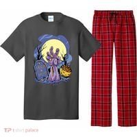 Zombie Trick Or Treat Spooky Halloween Pajama Set thumb 0