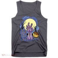 Zombie Trick Or Treat Spooky Halloween Tank Top thumb 0