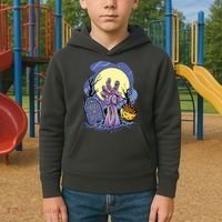 Zombie Trick Or Treat Spooky Halloween Kids Hoodie thumb 2