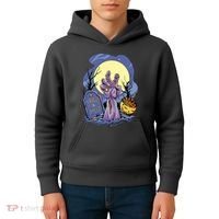 Zombie Trick Or Treat Spooky Halloween Kids Hoodie thumb 4