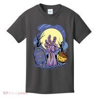 Zombie Trick Or Treat Spooky Halloween Kids T-Shirt thumb 0