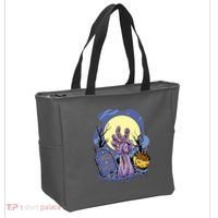 Zombie Trick Or Treat Spooky Halloween Tote Bag thumb 2