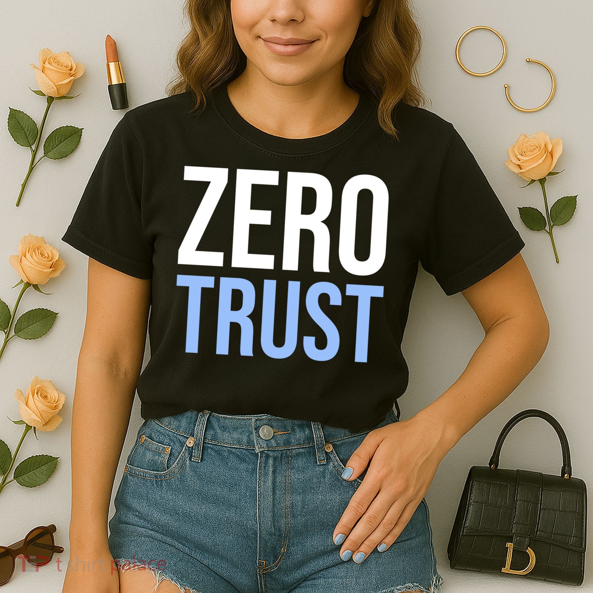 Zero Trust Security Cyber Security Hacking Developer Funny Comfort Colors Boxy T-Shirt