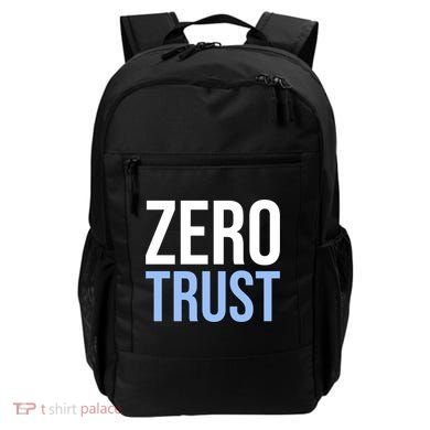 Zero Trust Security Cyber Security Hacking Developer Funny Backpack