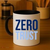 Zero Trust Security Cyber Security Hacking Developer Funny Coffee Mug thumb 4