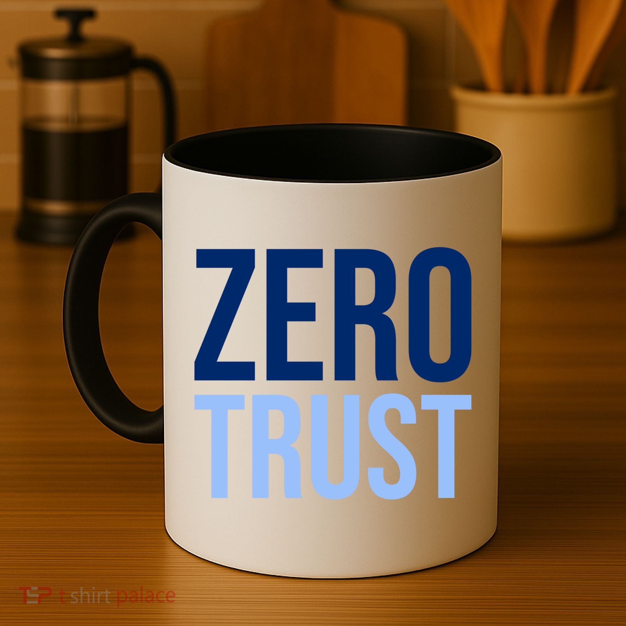 Zero Trust Security Cyber Security Hacking Developer Funny Coffee Mug