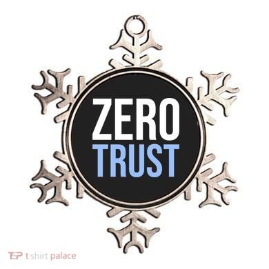 Zero Trust Security Cyber Security Hacking Developer Funny Ornament