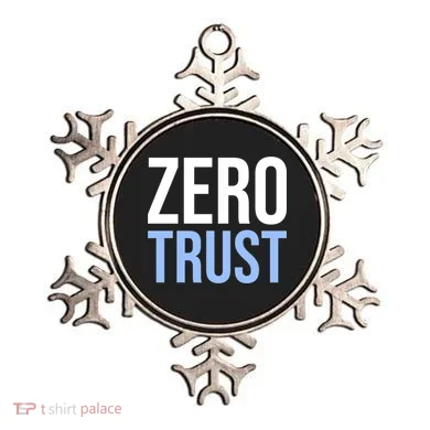 Zero Trust Security Cyber Security Hacking Developer Funny Ornament