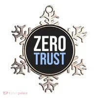 Zero Trust Security Cyber Security Hacking Developer Funny Ornament thumb 0