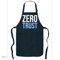 Zero Trust Security Cyber Security Hacking Developer Funny Apron thumb 0