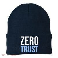 Zero Trust Security Cyber Security Hacking Developer Funny Beanie thumb 0