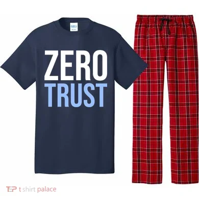 Zero Trust Security Cyber Security Hacking Developer Funny Pajama Set