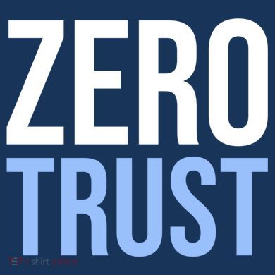 Zero Trust Security Cyber Security Hacking Developer Funny Women's Perfect Tri Tunic Long Sleeve Shirt