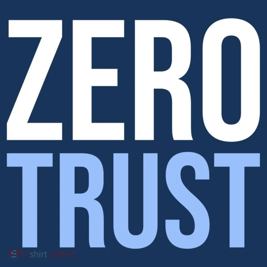 Zero Trust Security Cyber Security Hacking Developer Funny Flat Bill Trucker Hat