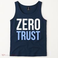 Zero Trust Security Cyber Security Hacking Developer Funny Tank Top thumb 2
