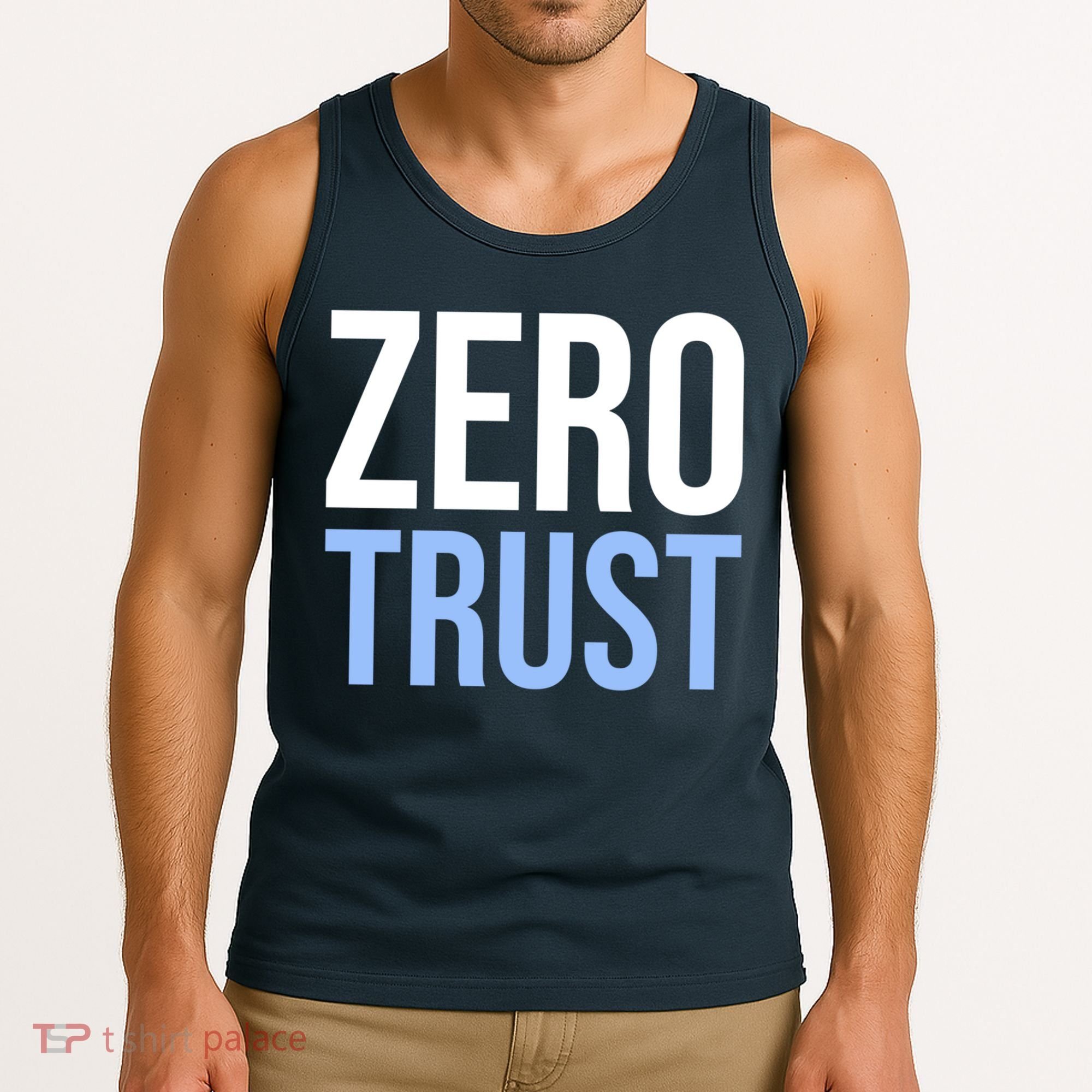 Zero Trust Security Cyber Security Hacking Developer Funny Tank Top