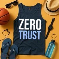 Zero Trust Security Cyber Security Hacking Developer Funny Tank Top thumb 4