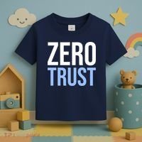 Zero Trust Security Cyber Security Hacking Developer Funny Toddler T-Shirt thumb 3
