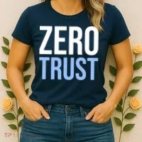 Zero Trust Security Cyber Security Hacking Developer Funny Women's T-Shirt thumb 2