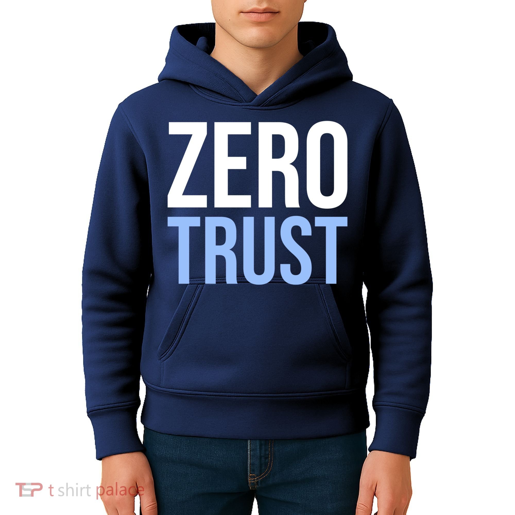 Zero Trust Security Cyber Security Hacking Developer Funny Kids Hoodie