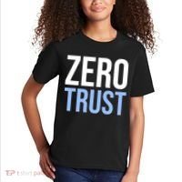 Zero Trust Security Cyber Security Hacking Developer Funny Kids T-Shirt thumb 2