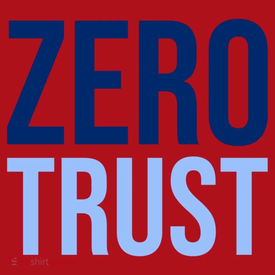 Zero Trust Security Cyber Security Hacking Developer Funny Christmas Stocking