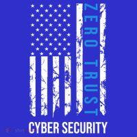 Zero Trust Us Flag Cyber Security Hacking Hacker Developer Funny Gift Kids T-Shirt thumb 4
