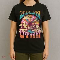 Zion Utah Nature Hiking Mountains Outdoors Vintage T-Shirt thumb 4