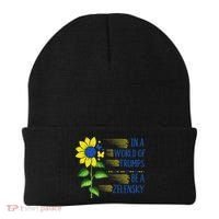 Zelensky Ukraine Support In A World Of Trumps Be A Zelensky Beanie thumb 0