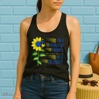 Zelensky Ukraine Support In A World Of Trumps Be A Zelensky Women's Tank Top thumb 2