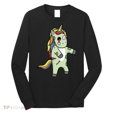 Zombie Unicorn Long Sleeve Shirt