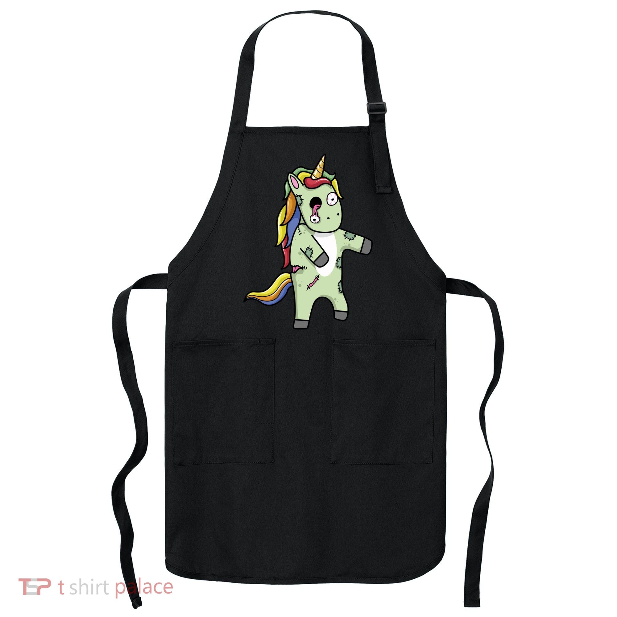 Zombie Unicorn Apron