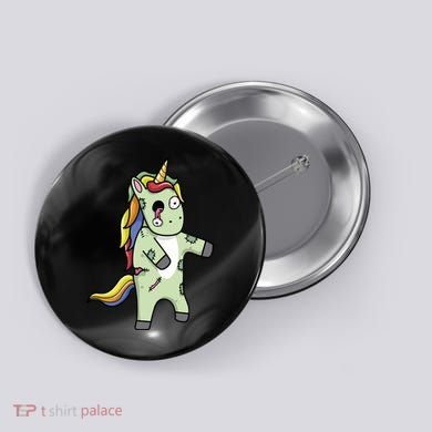 Zombie Unicorn Button