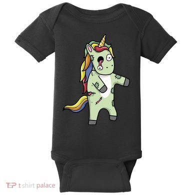 Zombie Unicorn Baby Bodysuit