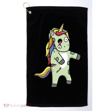 Zombie Unicorn Golf Towel