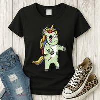 Zombie Unicorn Women's T-Shirt thumb 3
