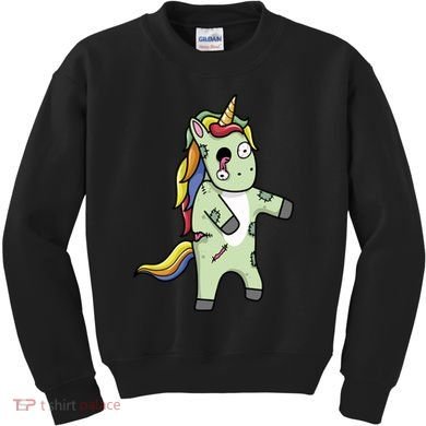 Zombie Unicorn Kids Sweatshirt