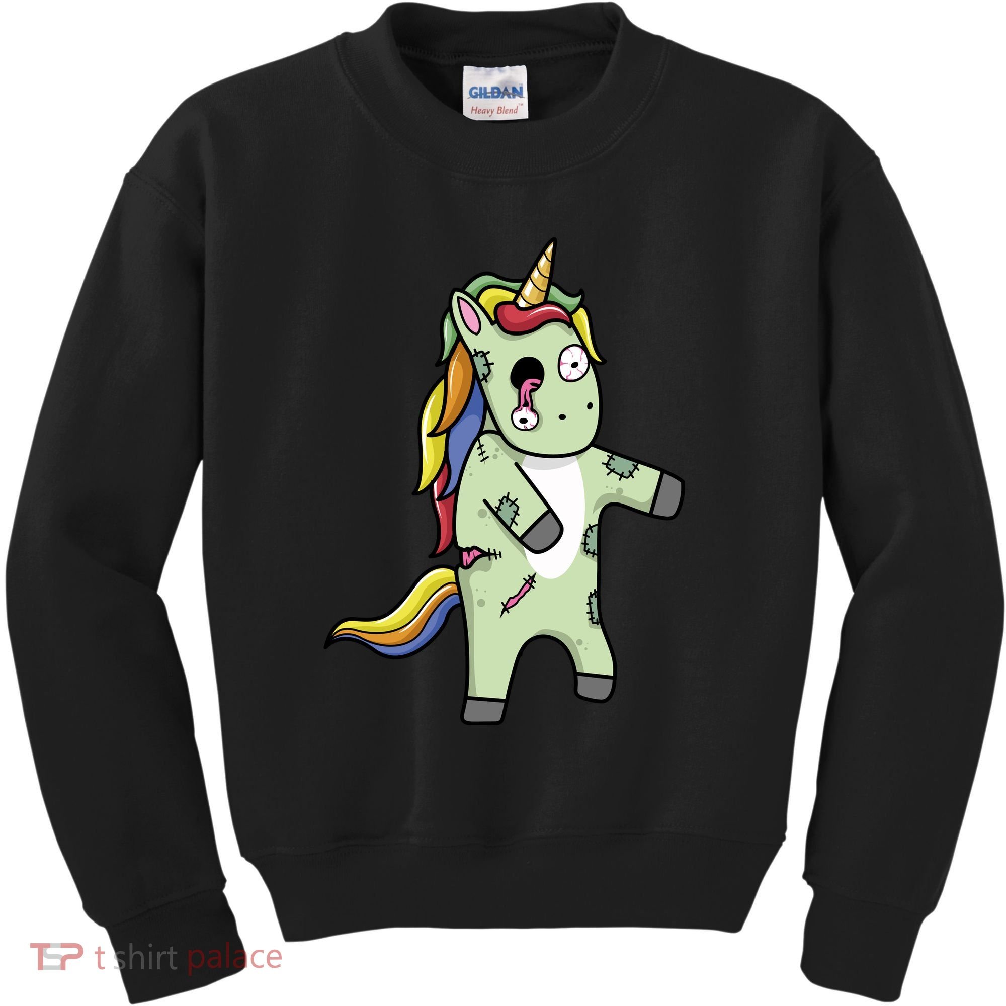 Zombie Unicorn Kids Sweatshirt