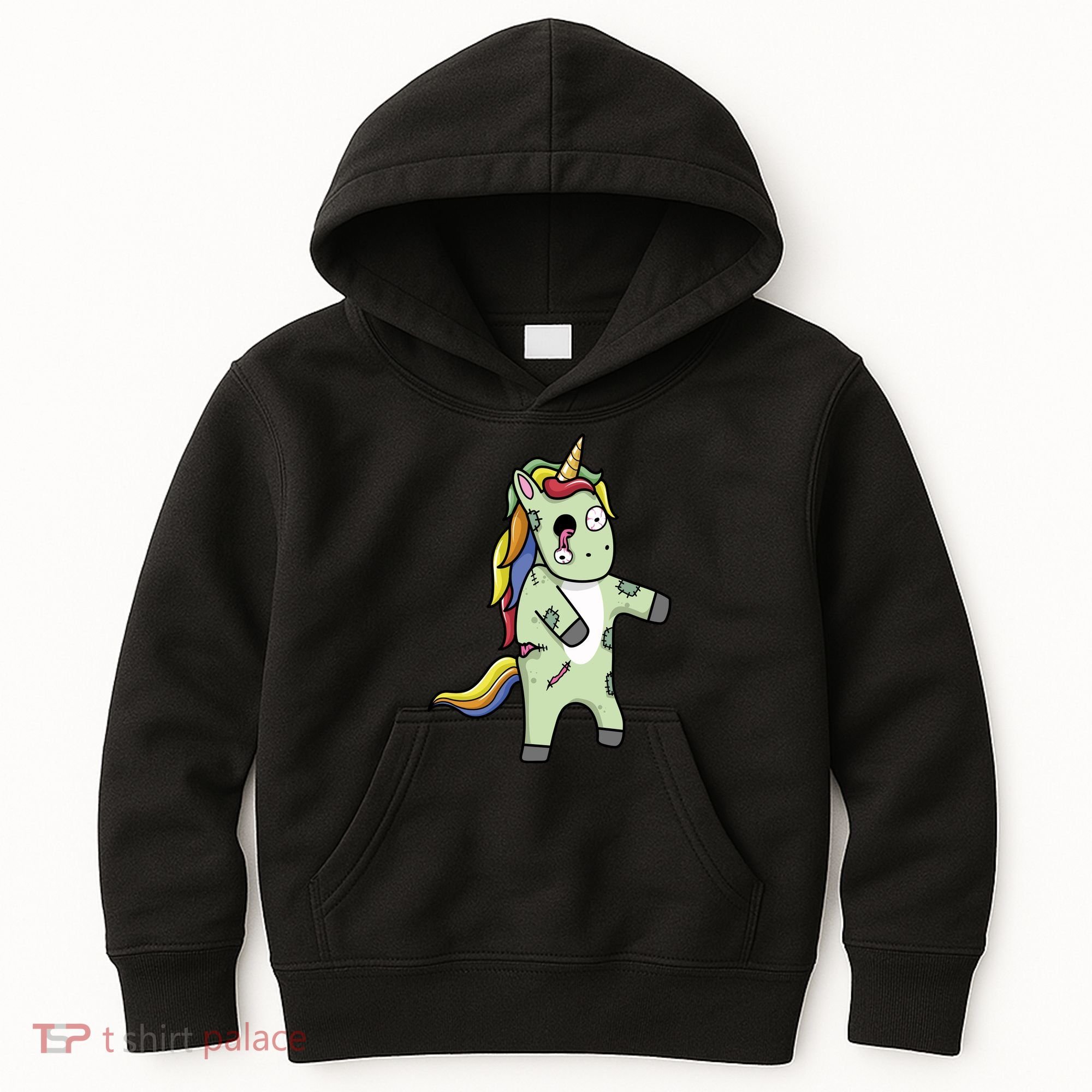 Zombie Unicorn Kids Hoodie