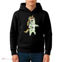 Zombie Unicorn Kids Hoodie thumb 4