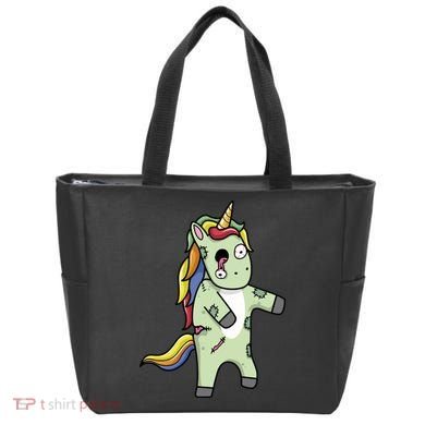 Zombie Unicorn Tote Bag