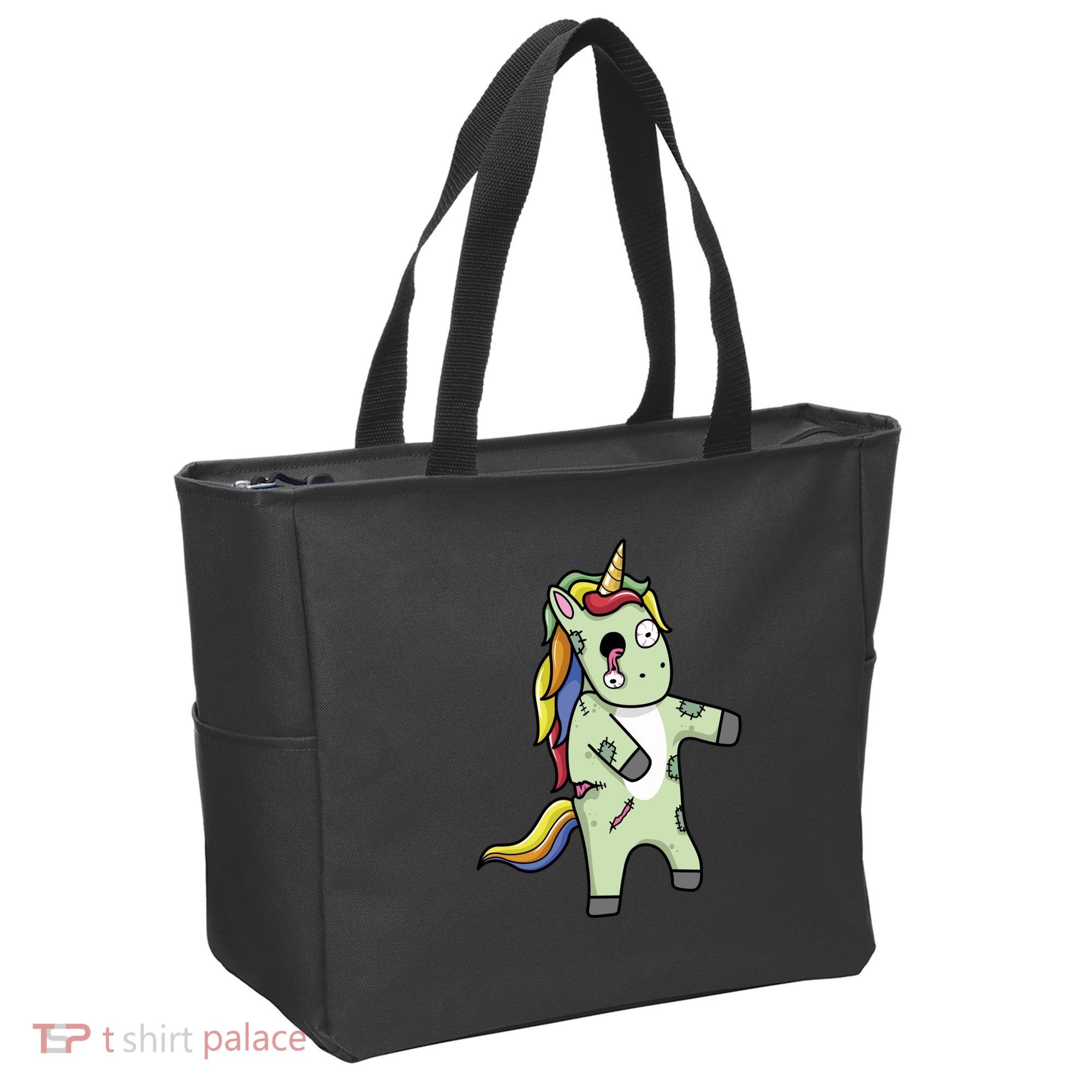Zombie Unicorn Tote Bag