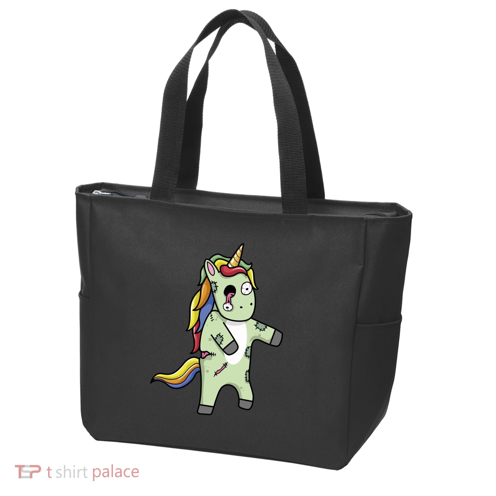 Zombie Unicorn Tote Bag