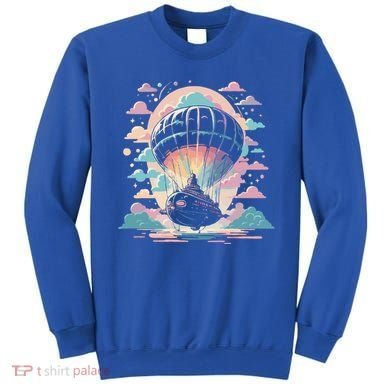 Zeppelin Vintage Retro Zeppelin Gift Dirigible Airship Gift Sweatshirt