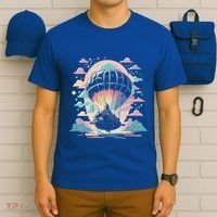 Zeppelin Vintage Retro Zeppelin Gift Dirigible Airship Gift T-Shirt thumb 6