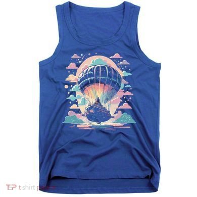 Zeppelin Vintage Retro Zeppelin Gift Dirigible Airship Gift Tank Top