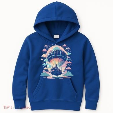 Zeppelin Vintage Retro Zeppelin Gift Dirigible Airship Gift Kids Hoodie