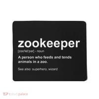 Zoologist Wild Animal Keeper Zoological Zookeeper Mousepad thumb 0