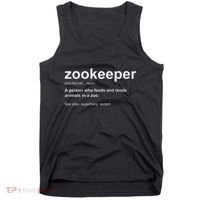 Zoologist Wild Animal Keeper Zoological Zookeeper Tank Top thumb 0