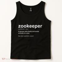 Zoologist Wild Animal Keeper Zoological Zookeeper Tank Top thumb 2